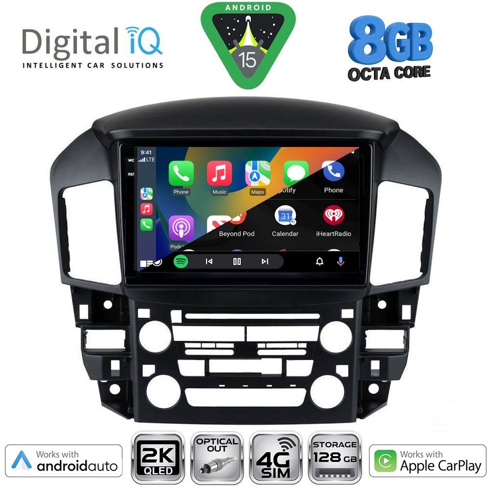 DIGITAL IQ BXK 20344_CPAA (9inc) MULTIMEDIA TABLET for LEXUS RX 300 mod. 1998-2003 - immagine 2