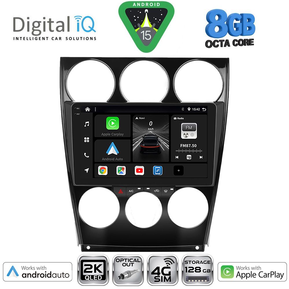 DIGITAL IQ BXK 20375_CPAA (9inc) MULTIMEDIA TABLET for MAZDA 6 (FACELIFT) mod. 2005-2008