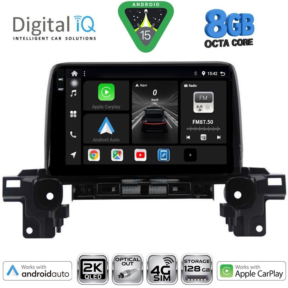 DIGITAL IQ BXK 20381_CPAA (9inc) MULTIMEDIA TABLET for MAZDA CX5 mod. 2017-2025