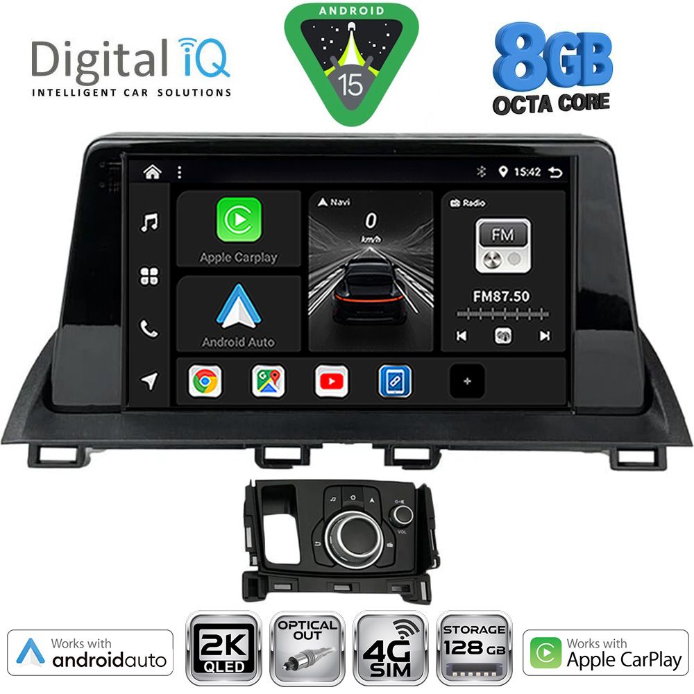 DIGITAL IQ BXK 20386_CPAA (9inc) MULTIMEDIA TABLET for MAZDA CX4 mod. 2016-2025