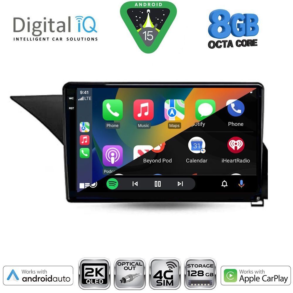 DIGITAL IQ BXK 20409_CPAA (10inc) MULTIMEDIA TABLET for MERCEDES E (W212) mod. 2009-2016 - immagine 2