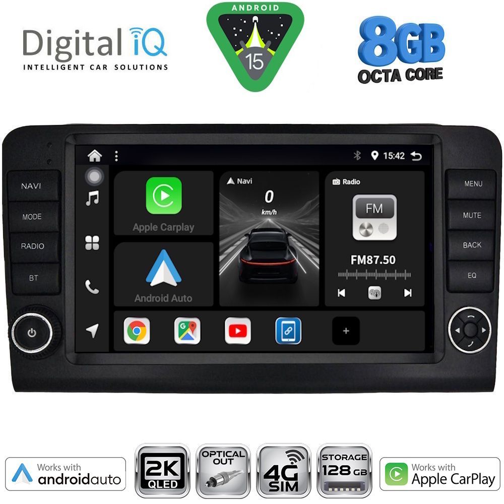 DIGITAL IQ BXK 20416_CPAA (9inc) MULTIMEDIA TABLET for MERCEDES ML (W164) – GL (X164) mod. 2005-2011