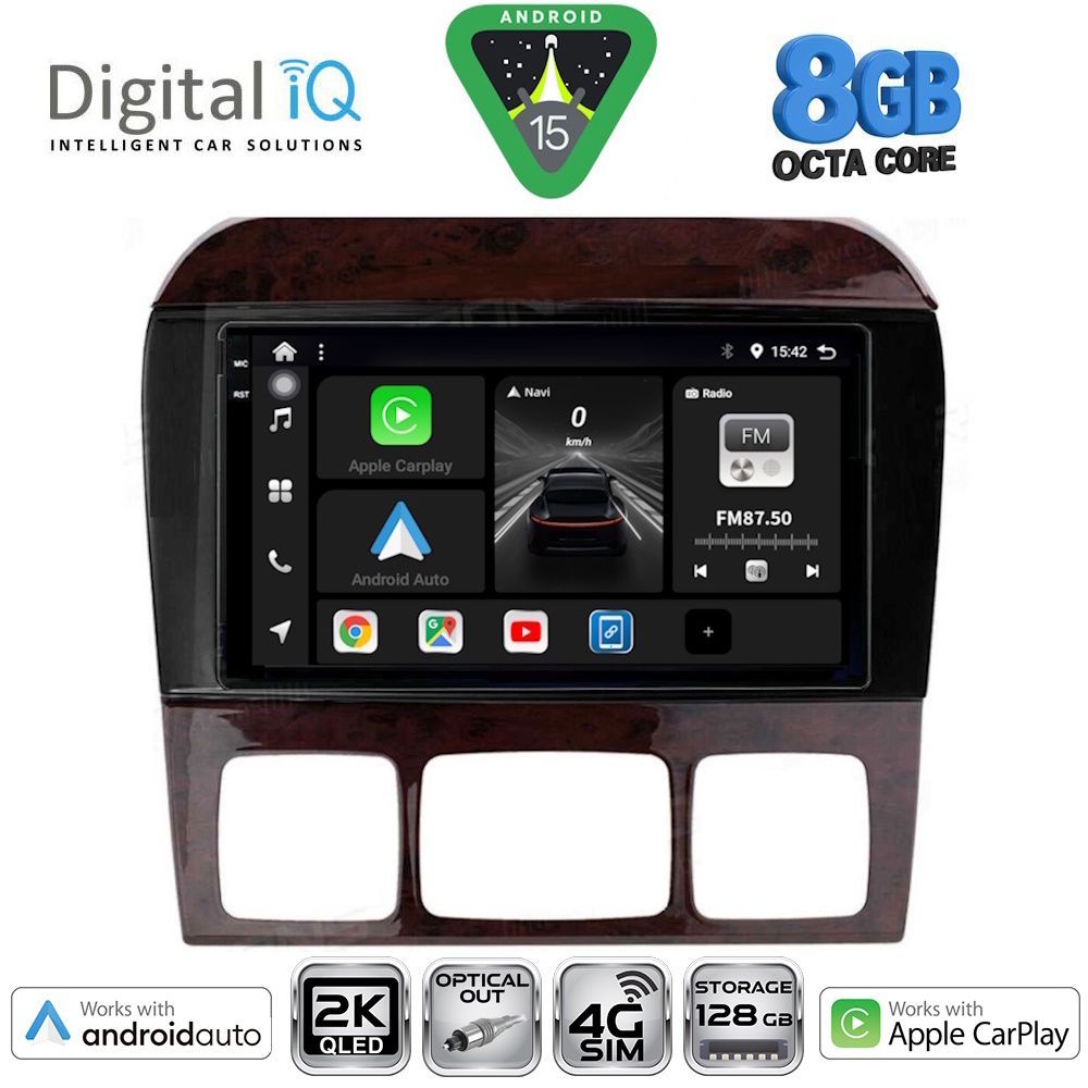 DIGITAL IQ BXK 20426_CPAA (9inc) MULTIMEDIA TABLET for MERCEDES S W220 mod. 1998-2005