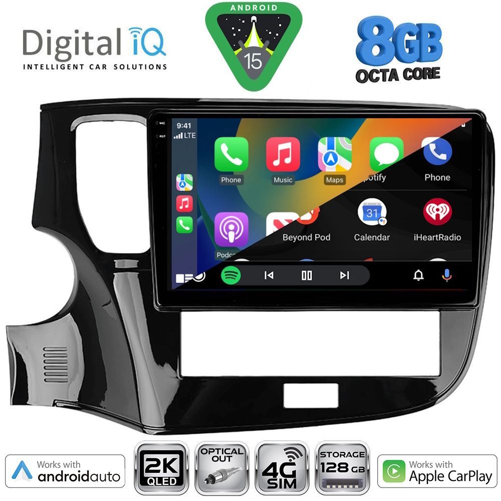 DIGITAL IQ BXK 20440_CPAA (10inc) MULTIMEDIA TABLET for MITSUBISHI OUTLANDER mod. 2020-2022 - immagine 2