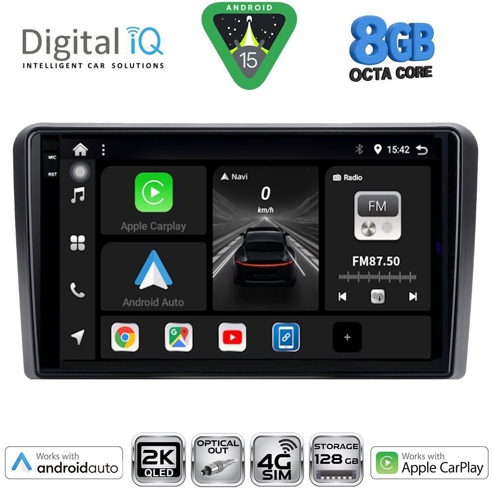 DIGITAL IQ BXK 20441_CPAA (9inc) MULTIMEDIA TABLET for MITSUBISHI OUTLANDER mod. 2001-2005