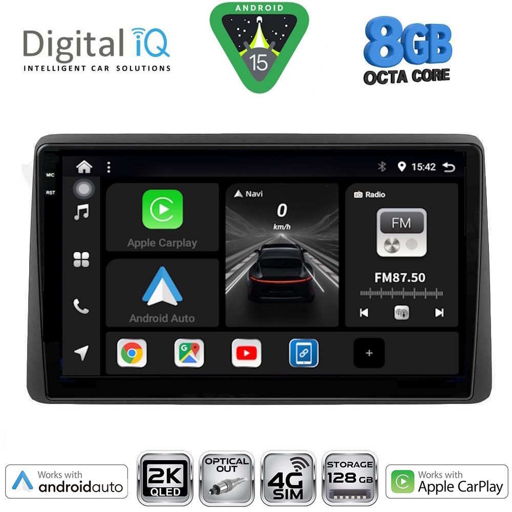 DIGITAL IQ BXK 20453_CPAA (10inc) MULTIMEDIA TABLET for NISSAN JUKE mod. 2021-2026
