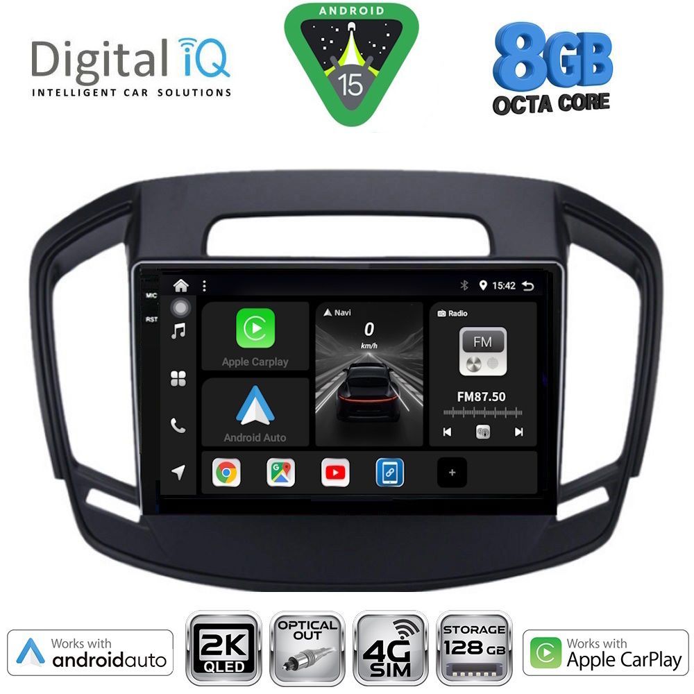 DIGITAL IQ BXK 20492_CPAA (9inc) MULTIMEDIA TABLET for OPEL INSIGNIA mod.2014-2017