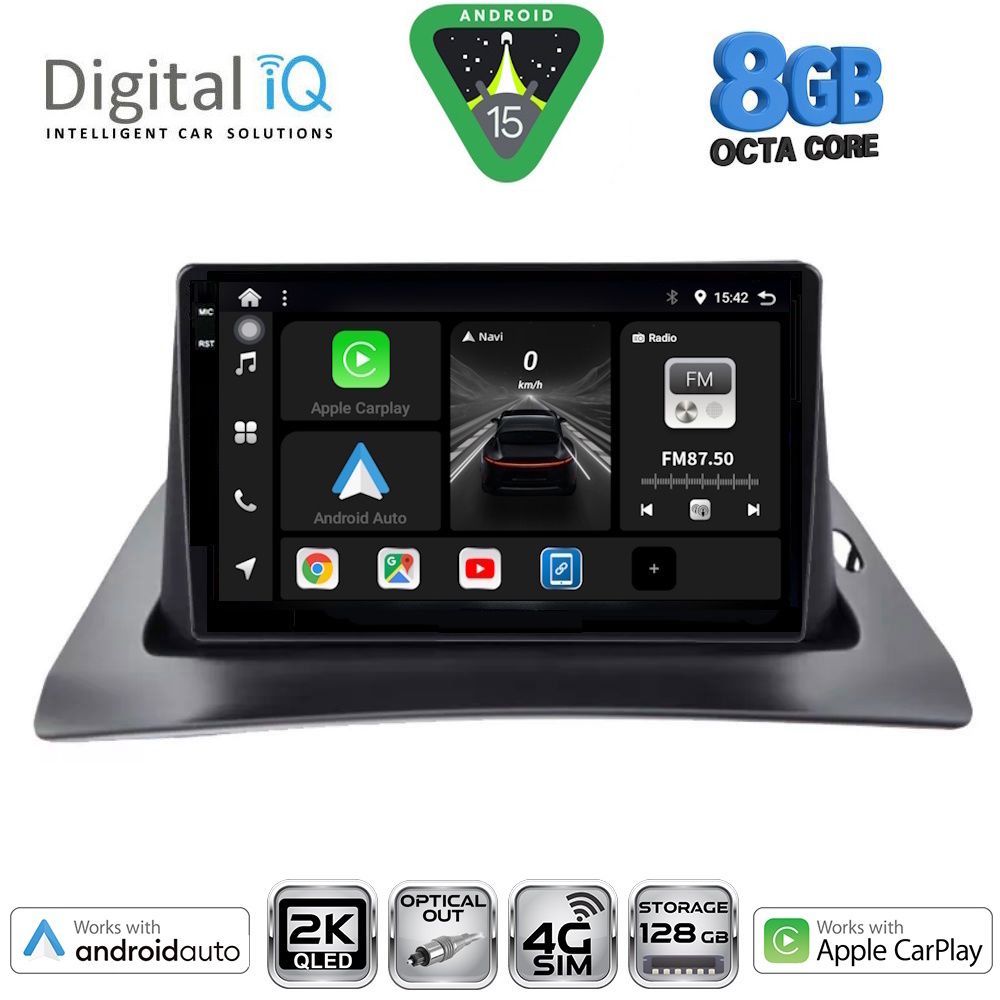 DIGITAL IQ BXK 20550_CPAA (9inc) MULTIMEDIA TABLET for RENAULT KANGOO mod. 2010-2021