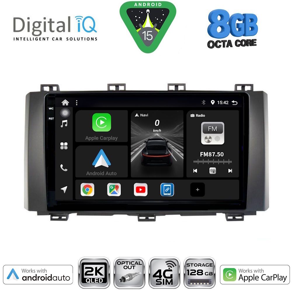 DIGITAL IQ BXK 20568_CPAA (9inc) MULTIMEDIA TABLET for SEAT ATECA mod. 2017-2026