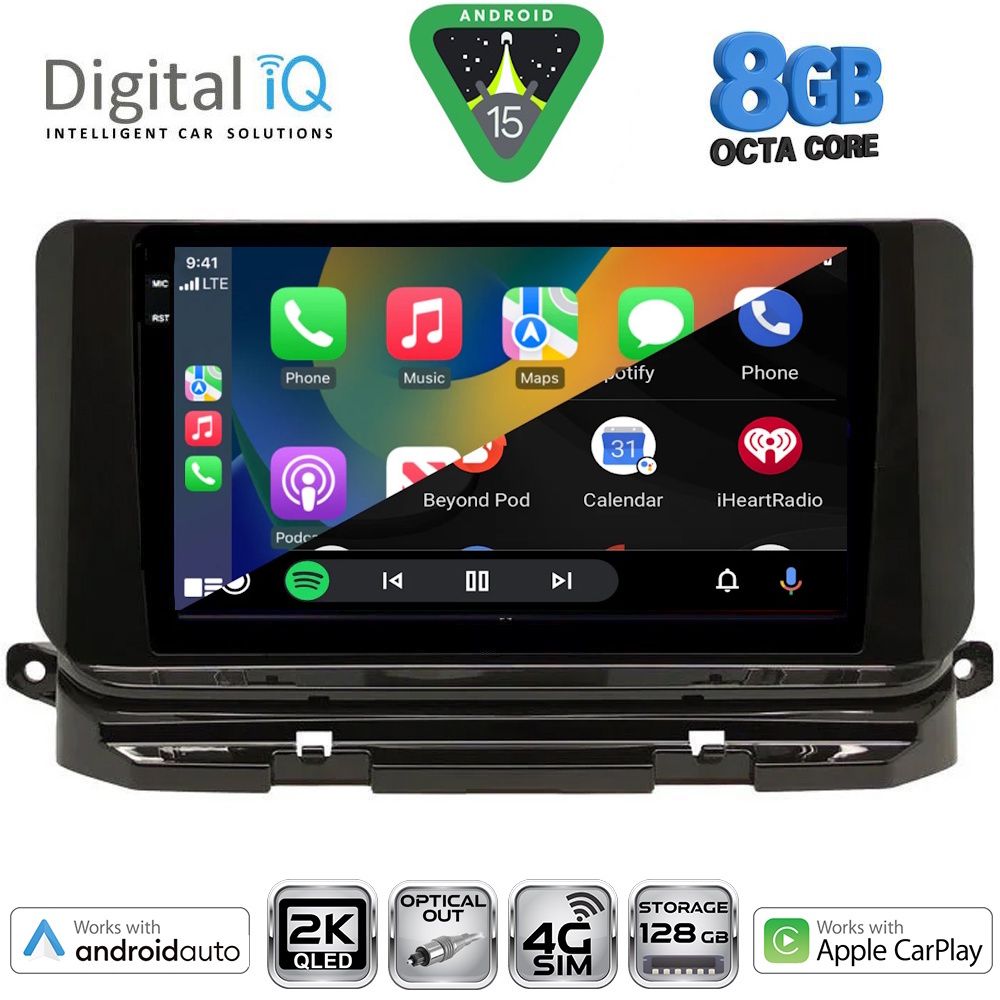 DIGITAL IQ BXK 20598_CPAA (10inc) MULTIMEDIA TABLET for SKODA OCTAVIA 8 mod. 2021-2026 - immagine 2