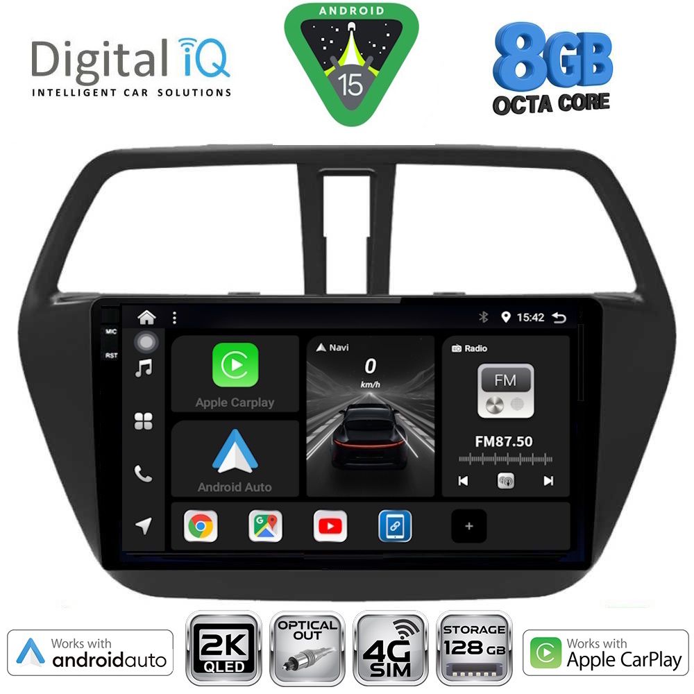 DIGITAL IQ BXK 20689_CPAA (9inc) MULTIMEDIA TABLET for SUZUKI SX4 S-CROSS mod. 2014-2021