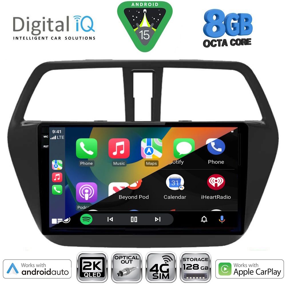 DIGITAL IQ BXK 20689_CPAA (9inc) MULTIMEDIA TABLET for SUZUKI SX4 S-CROSS mod. 2014-2021 - immagine 2