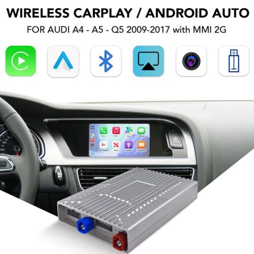 LENOVO LTP AD 2736W CPAA (WIRELESS CARPLAY / ANDROID AUTO BOX with 2 CAMERA IN for AUDI A4 - A5 - Q5 mod. 2009-2017 with MMI 2G) - WEXML.GR