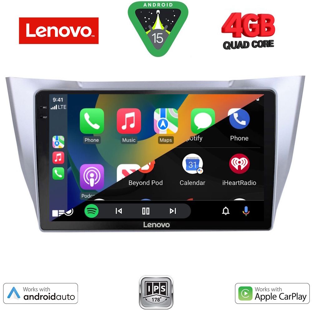 LENOVO LVE 8345SL_CPAA (10inc) MULTIMEDIA TABLET for LEXUS RX 300 – 400 mod. 2003-2008 - immagine 2