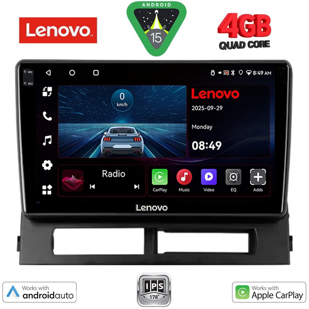 LENOVO LVE 8728DASH_CPAA (9inc) MULTIMEDIA TABLET for TOYOTA PRIUS mod. 2003-2009 (Supports Original Clima-HYBRID)