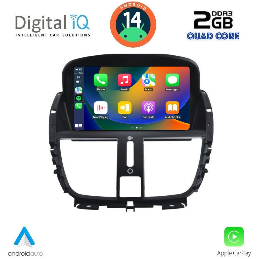 DIGITAL IQ MSD 007_CPA (7” DECK) MULTIMEDIA SYSTEM for PEUGEOT 207 mod. 2007-2016 - immagine 2