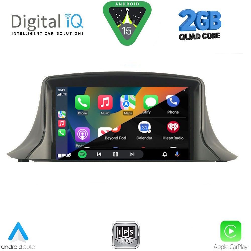 DIGITAL IQ MSD 045_CPA (7" DECK) MULTIMEDIA SYSTEM for RENAULT MEGANE III mod. 2008-2015 - immagine 2