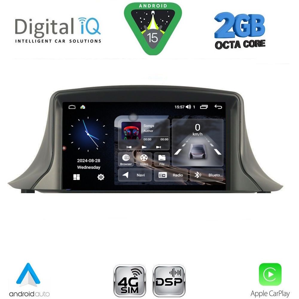 DIGITAL IQ MSD 045_CPA (7" DECK) MULTIMEDIA SYSTEM for RENAULT MEGANE III mod. 2008-2015 - immagine 8
