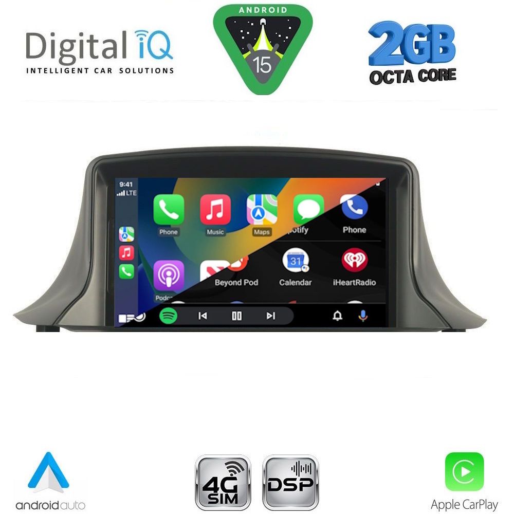 DIGITAL IQ MSD 045_CPA (7" DECK) MULTIMEDIA SYSTEM for RENAULT MEGANE III mod. 2008-2015 - immagine 9