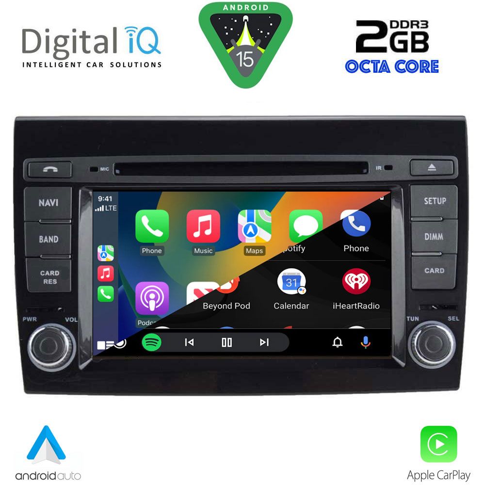 DIGITAL IQ MSF 397_CPA (7” DECK) MULTIMEDIA SYSTEM for FIAT BRAVO mod. 2007-2019 - immagine 2