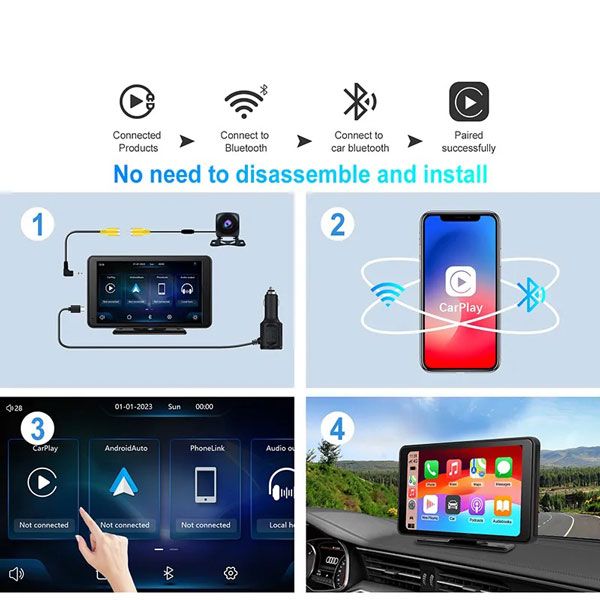 DIGITAL IQ PNA 7000_CPA (7inc) (PORTABLE MULTIMEDIA CARPLAY & ANDROID AUTO) - immagine 19