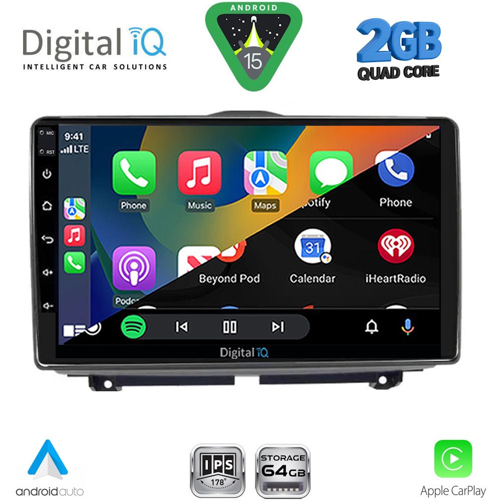 DIGITAL IQ RSD 1338_CPA (9inc) MULTIMEDIA TABLET for LADA GRANTA mod. 2012-2026 - immagine 2