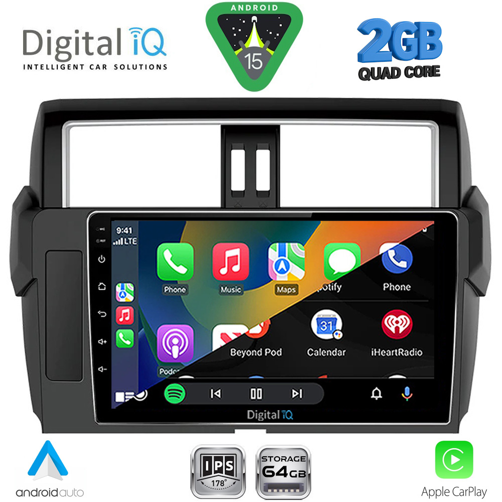 DIGITAL IQ RSD 1777_CPA (10inc) MULTIMEDIA TABLET for TOYOTA PRADO mod. 2014-2017 - immagine 2