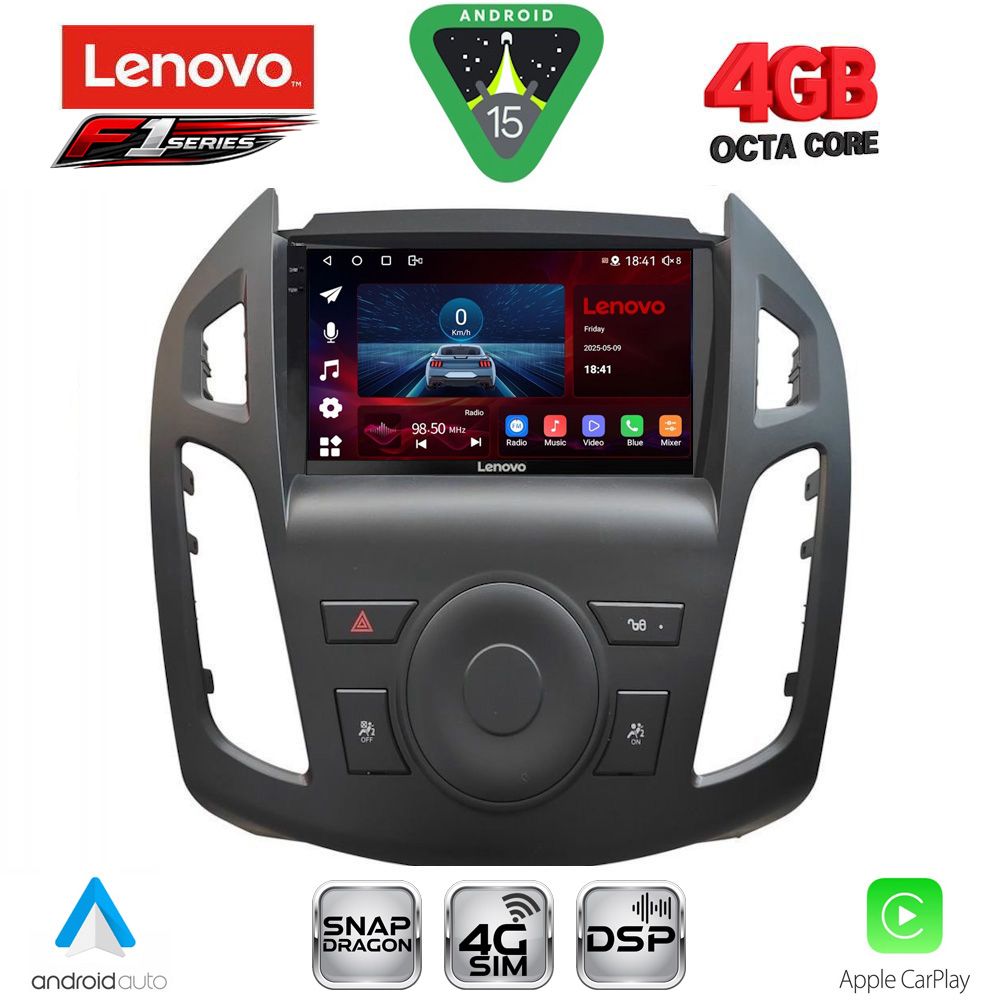 LENOVO SSQ 9176_CPA (9inc) MULTIMEDIA TABLET for FORD TRANSIT CONNECT mod. 2013-2018