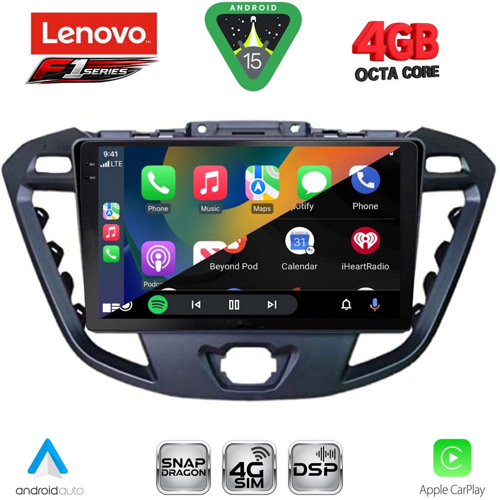 LENOVO SSQ 9177_CPA (9inc) MULTIMEDIA TABLET for FORD TRANSIT CUSTOM | TOURNEO CUSTOM mod. 2013-2019 - immagine 2