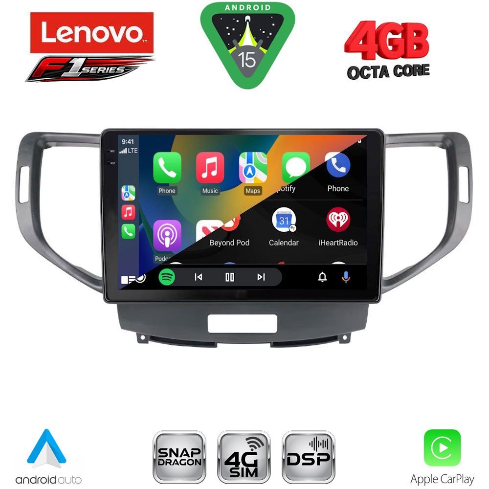 LENOVO SSQ 9183_CPA (9inc) MULTIMEDIA TABLET for HONDA ACCORD mod. 2008-2013 - immagine 2