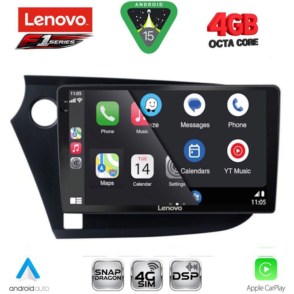 LENOVO SSQ 9205_CPA (9inc) MULTIMEDIA TABLET for HONDA INSIGHT mod. 2009-2014 - immagine 2