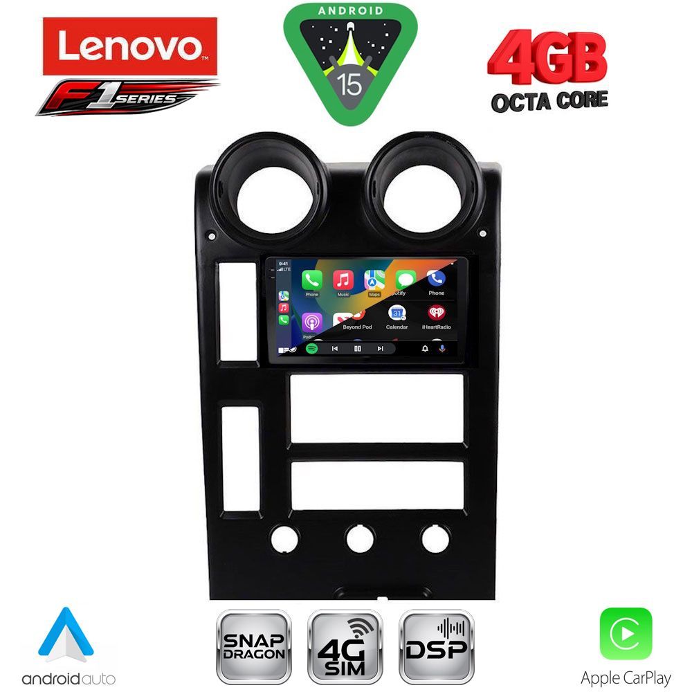 LENOVO SSQ 9215_CPA (9inc) MULTIMEDIA TABLET for HUMMER H2 mod. 2001-2007 - immagine 2