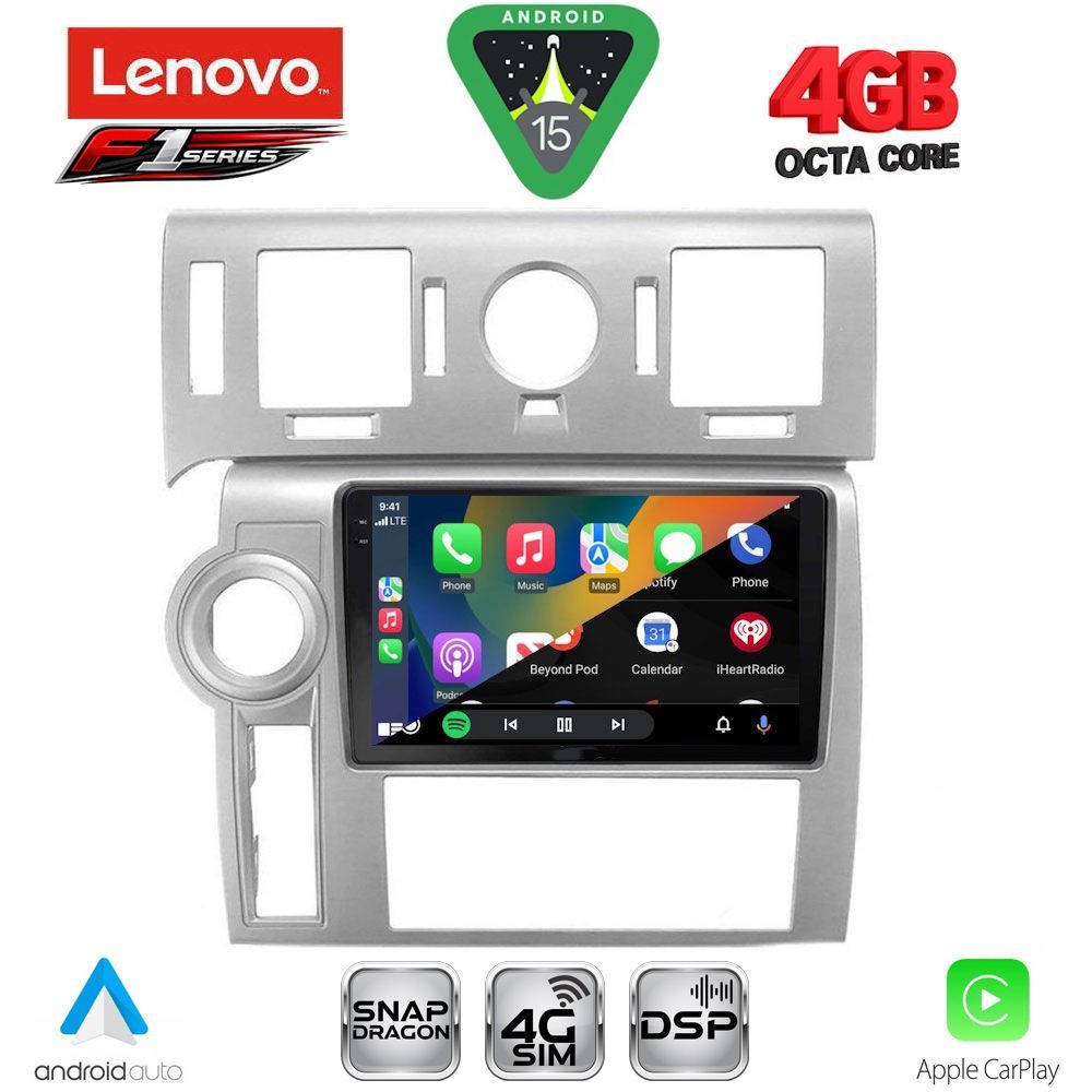 LENOVO SSQ 9216_CPA (9inc) MULTIMEDIA TABLET for HUMMER H2 mod. 2008-2009 - immagine 2