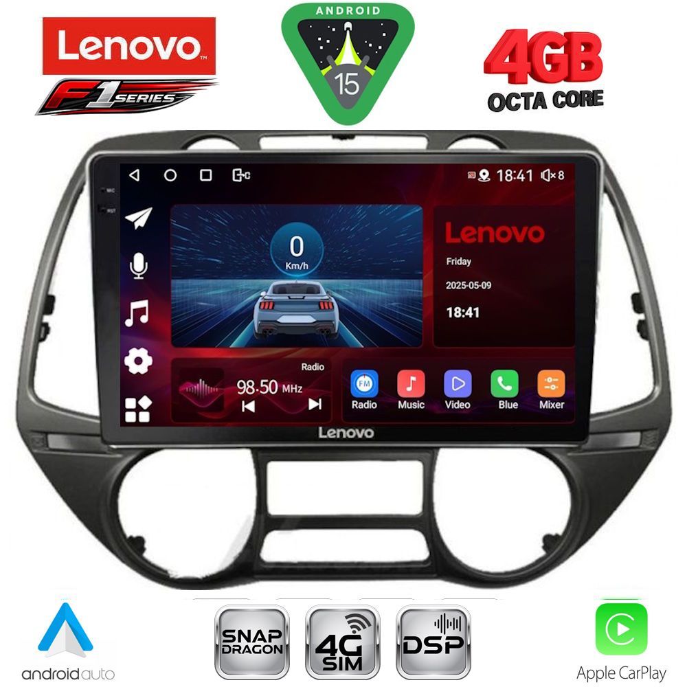 LENOVO SSQ 9226_CPA (9inc) MULTIMEDIA TABLET for HYUNDAI i20 mod. 2008-2014