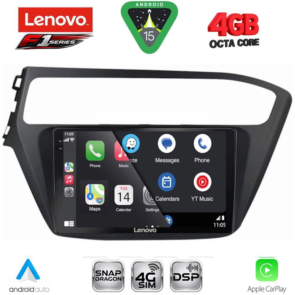 LENOVO SSQ 9230_CPA (9inc) MULTIMEDIA TABLET for HYUNDAI i20 mod. 2018-2021 - immagine 2