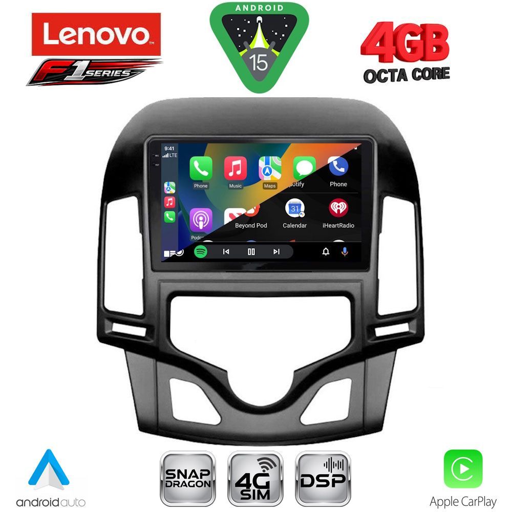 LENOVO SSQ 9231_CPA CLIMA (9inc) MULTIMEDIA TABLET for HYUNDAI i30 mod. 2007-2012 - immagine 2