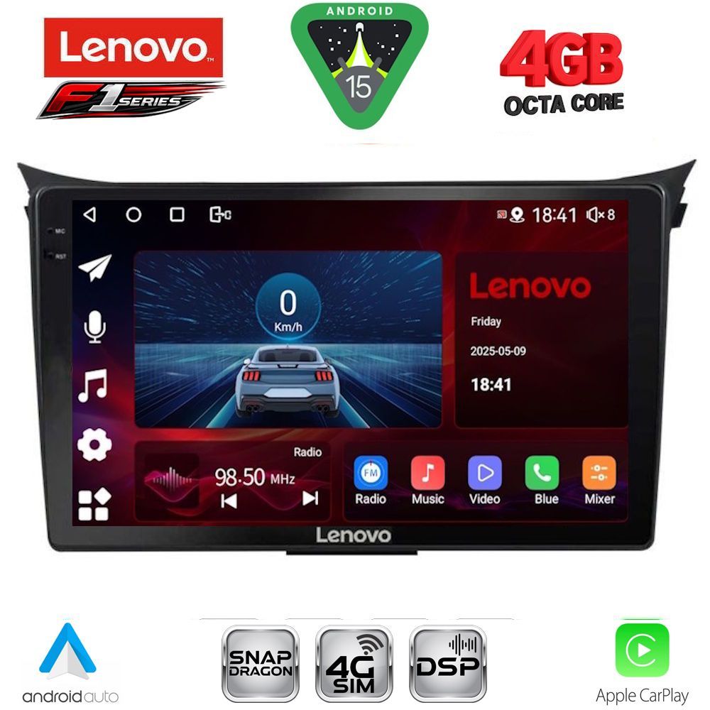 LENOVO SSQ 9232_CPA (9inc) MULTIMEDIA TABLET for HYUNDAI i30 mod. 2012-2017