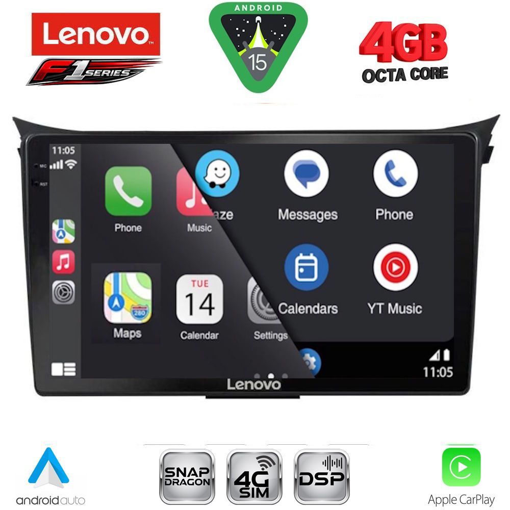 LENOVO SSQ 9232_CPA (9inc) MULTIMEDIA TABLET for HYUNDAI i30 mod. 2012-2017 - immagine 2