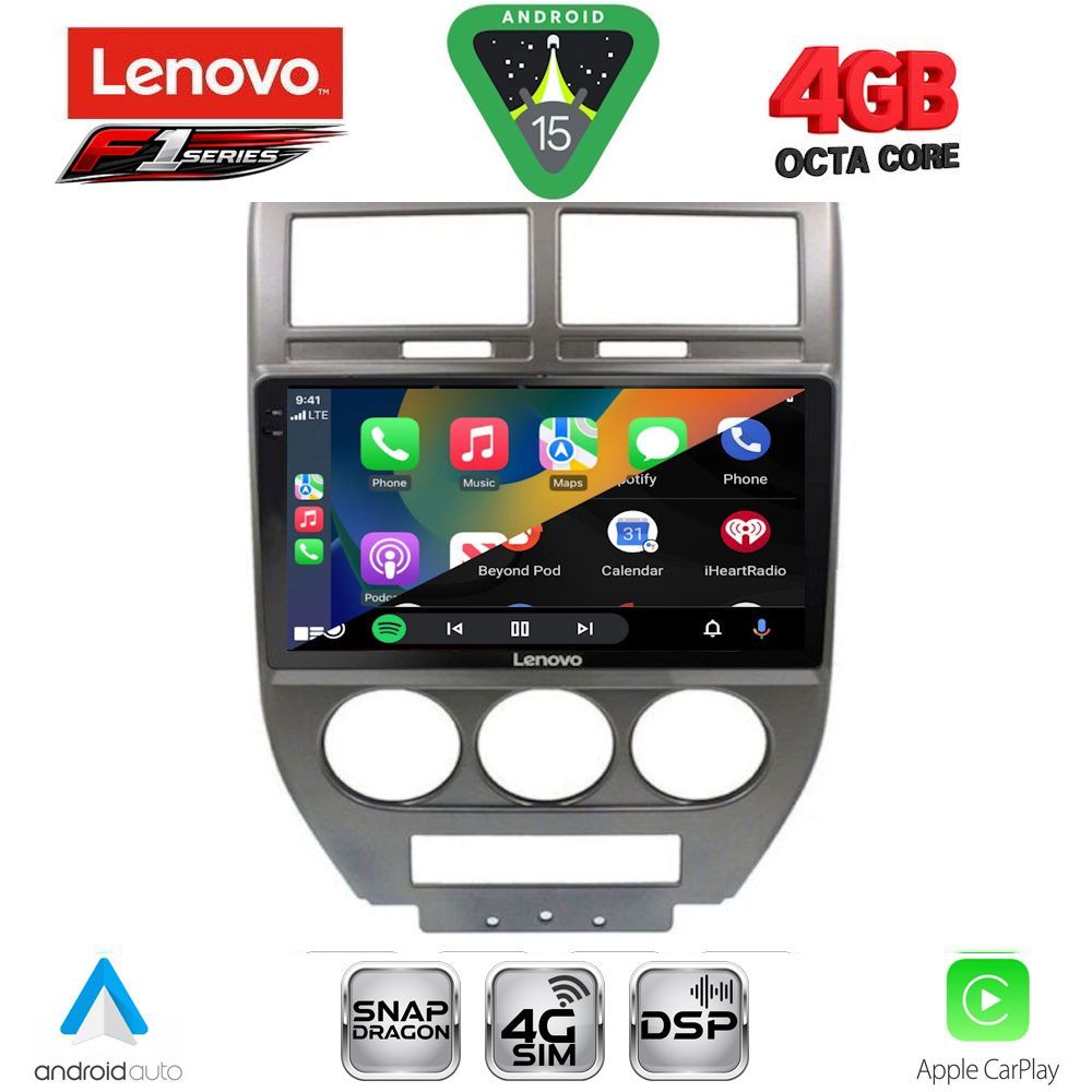 LENOVO SSQ 9276_CPA (10inc) MULTIMEDIA TABLET for JEEP COMPASS - PATRIOT mod. 2007-2016 - immagine 2