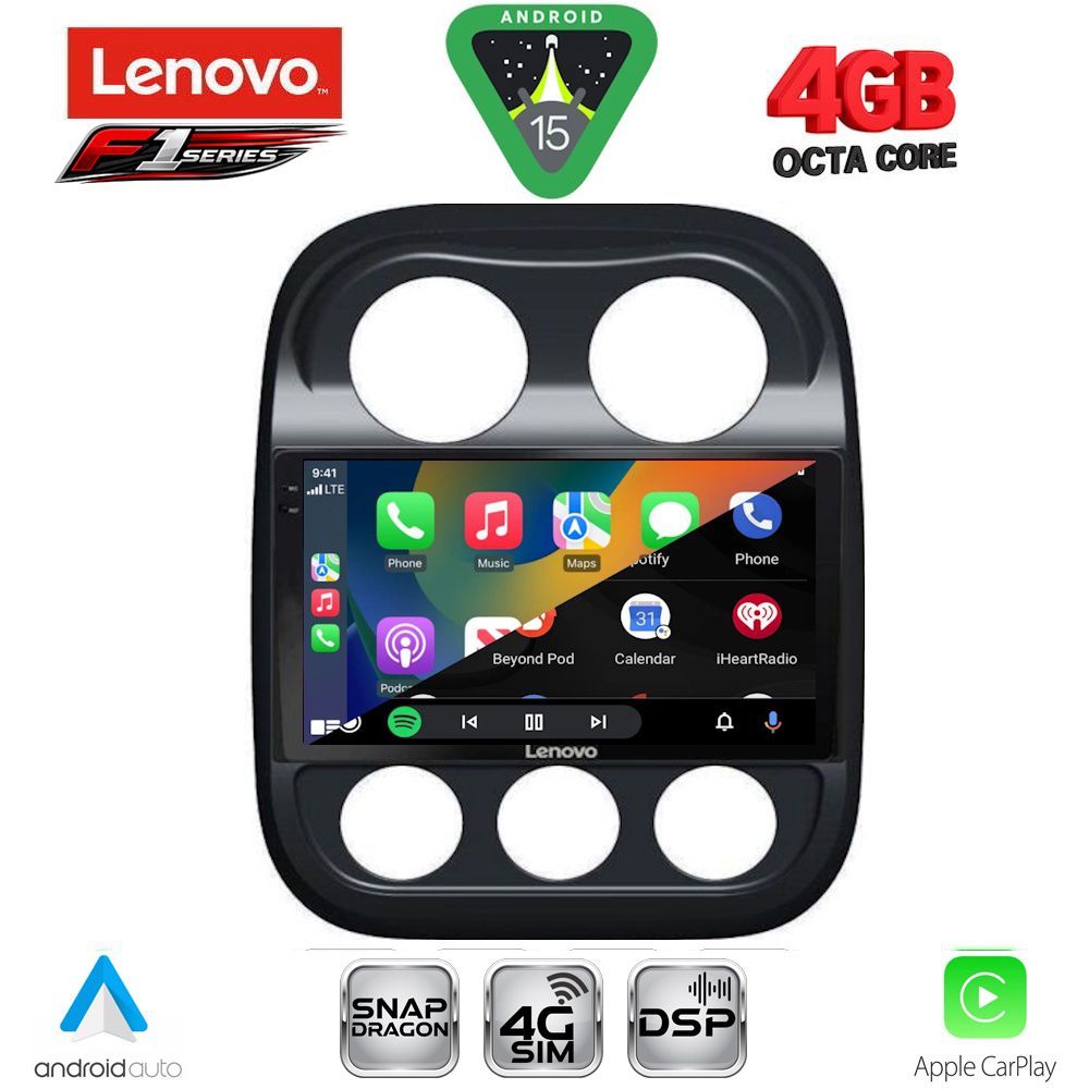 LENOVO SSQ 9277_CPA (10inc) MULTIMEDIA TABLET for JEEP COMPASS – PATRIOT mod. 2007-2016 - immagine 2