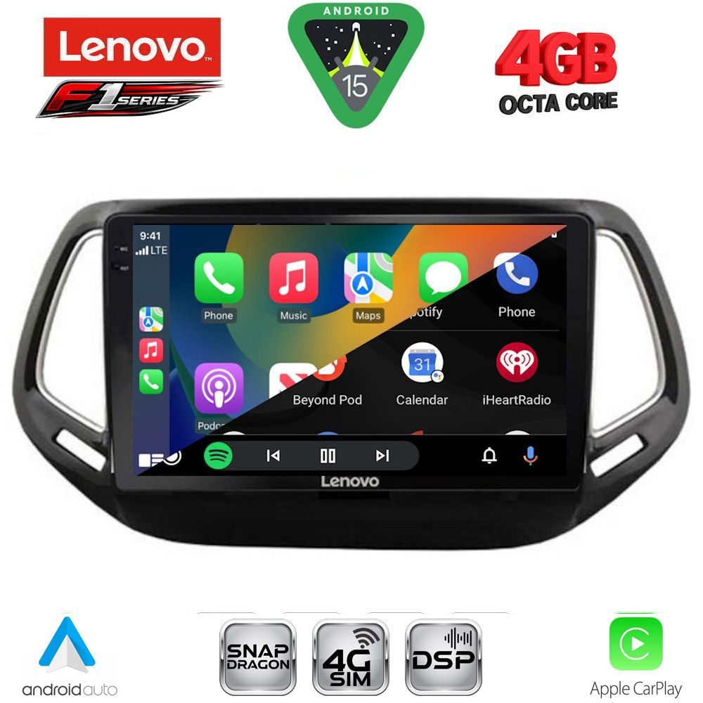 LENOVO SSQ 9278_CPA (10inc) MULTIMEDIA TABLET for JEEP COMPASS mod. 2016-2021 - immagine 2