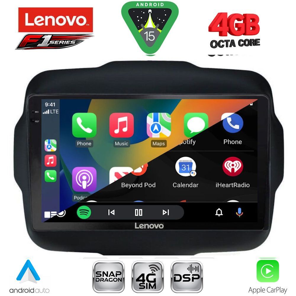 LENOVO SSQ 9290_CPA (9inc) MULTIMEDIA TABLET for JEEP RENEGADE mod. 2014-2022 - immagine 2
