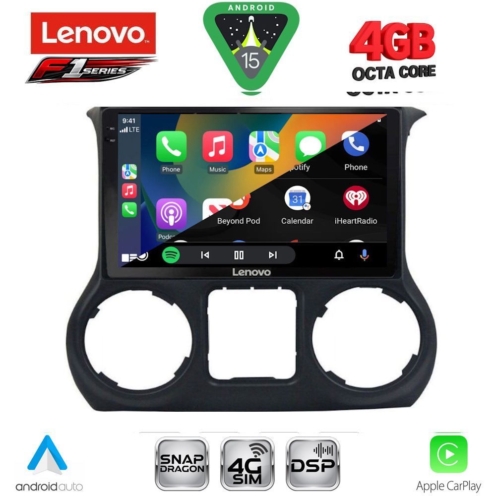 LENOVO SSQ 9295_CPA (10inc) MULTIMEDIA TABLET for JEEP WRANGLER mod. 2011-2014 - immagine 3