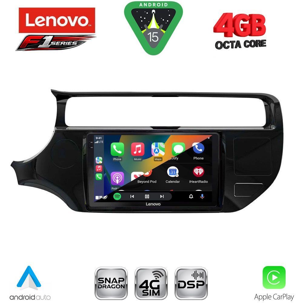 LENOVO SSQ 9315_CPA (9inc) MULTIMEDIA TABLET for KIA RIO mod. 2015-2018 - immagine 2