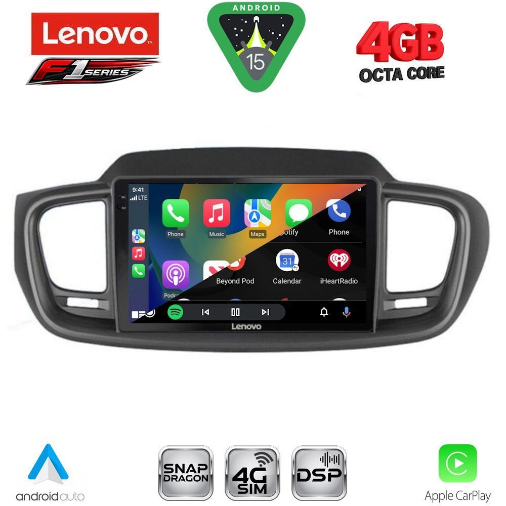 LENOVO SSQ 9319_CPA (10inc) MULTIMEDIA TABLET for KIA SORENTO mod. 2014-2020 - immagine 2