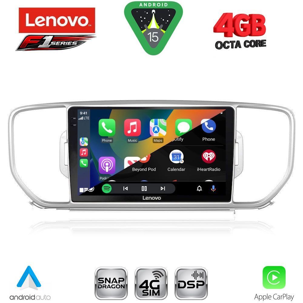 LENOVO SSQ 9326_CPA (9inc) MULTIMEDIA TABLET for KIA SPORTAGE mod. 2015-2018 - immagine 2