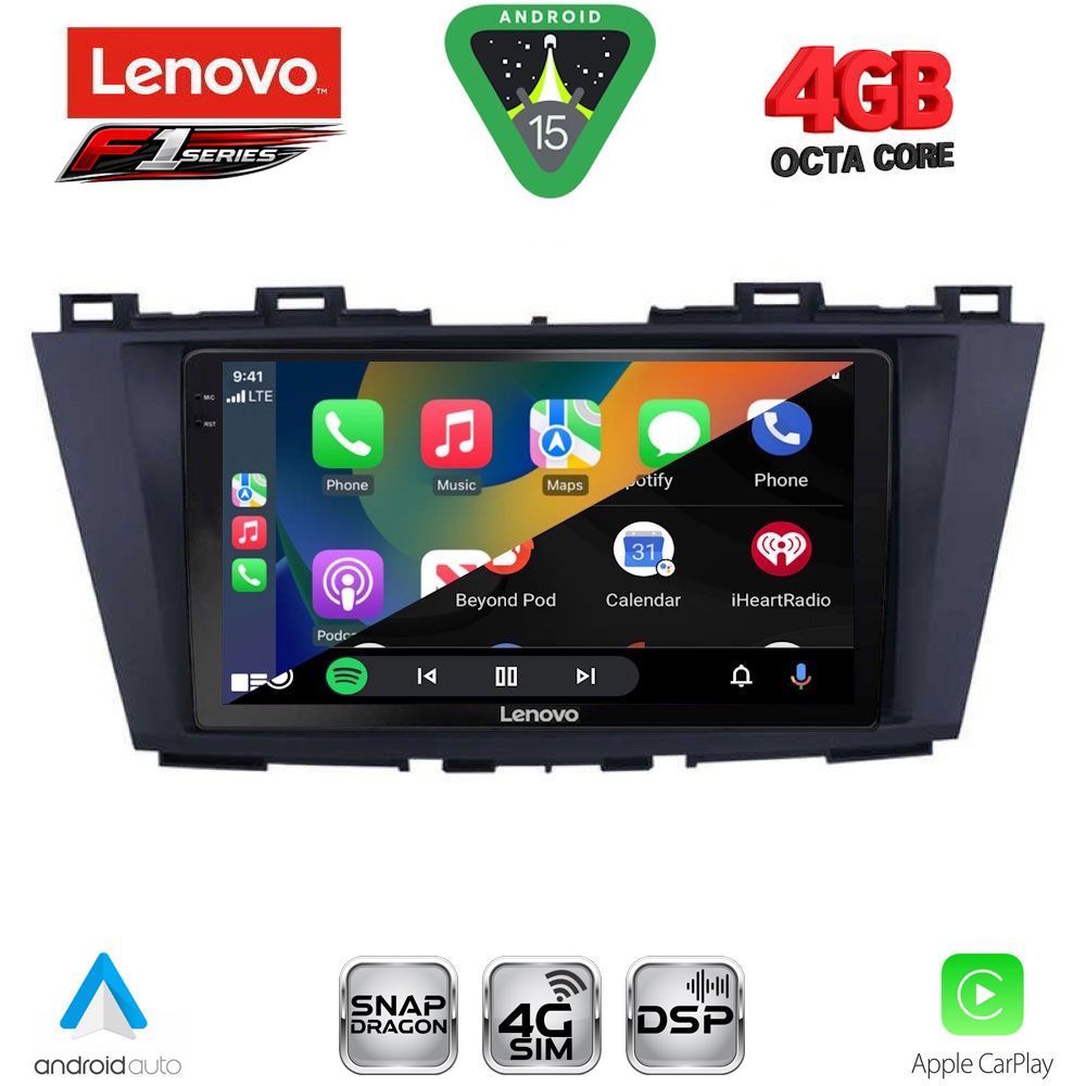 LENOVO SSQ 9371_CPA (9inc) MULTIMEDIA TABLET for MAZDA 5 mod. 2011-2020 - immagine 2