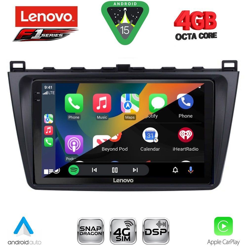 LENOVO SSQ 9377_CPA (9inc) MULTIMEDIA TABLET for MAZDA 6 mod. 2008-2012 - immagine 2