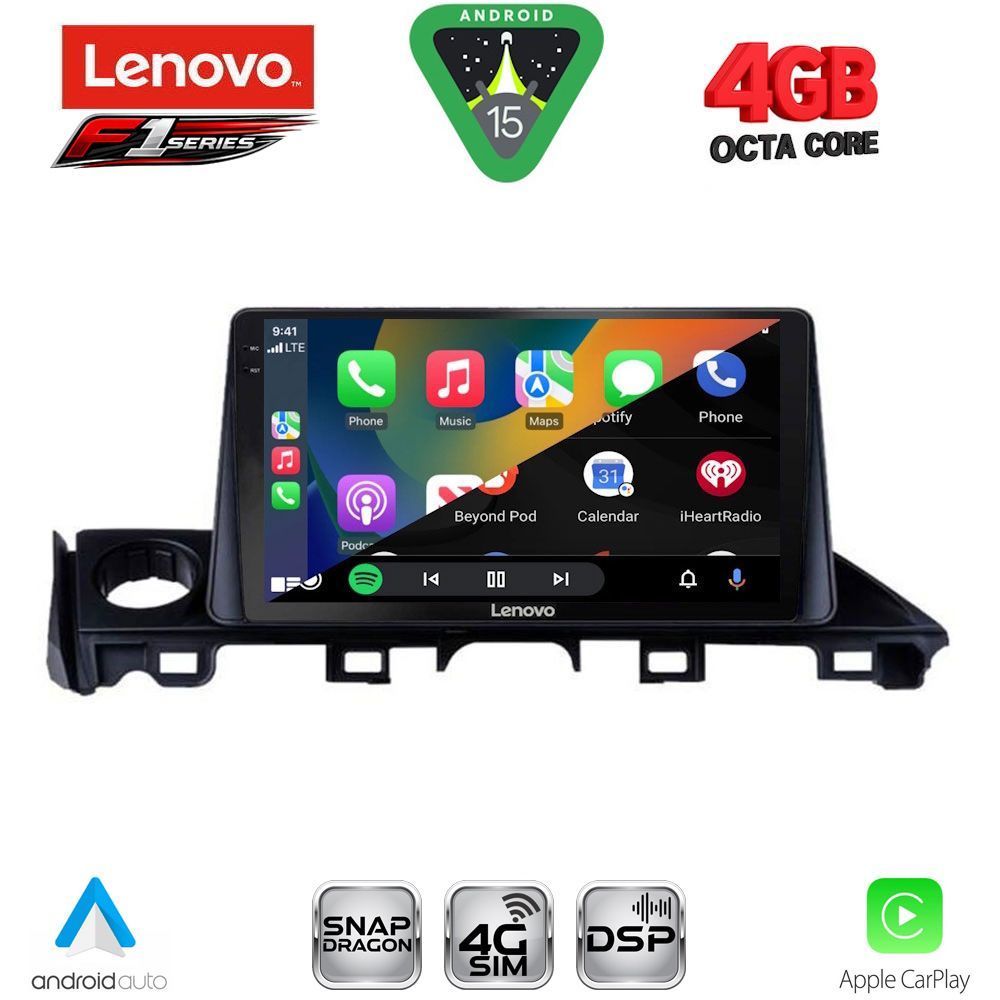 LENOVO SSQ 9379_CPA (9inc) MULTIMEDIA TABLET for MAZDA 6 mod. 2017-2020 - immagine 2
