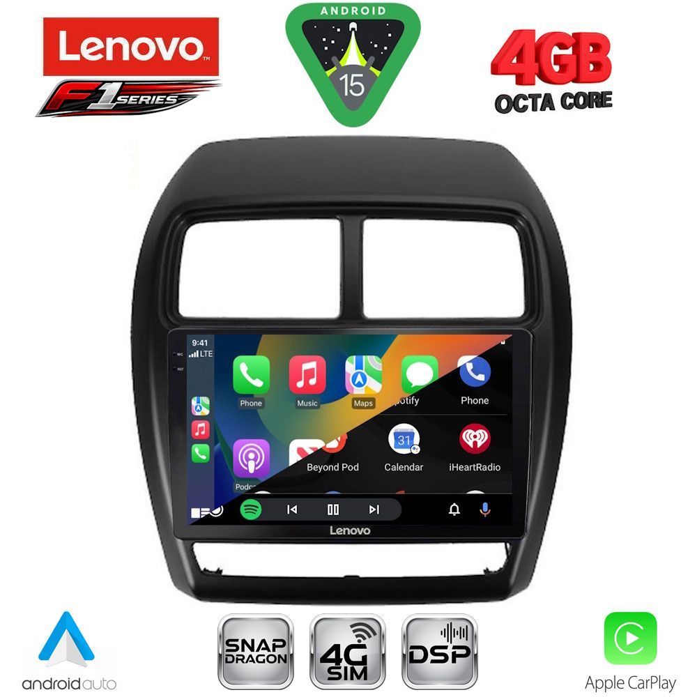 LENOVO SSQ 9431_CPA (9inc) MULTIMEDIA TABLET for MITSUBISHI ASX mod. 2020-2023 - immagine 2